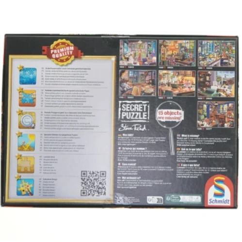 Schmidt 1000 brikker puslespil fra Schmidt (str. 1000 brikker)