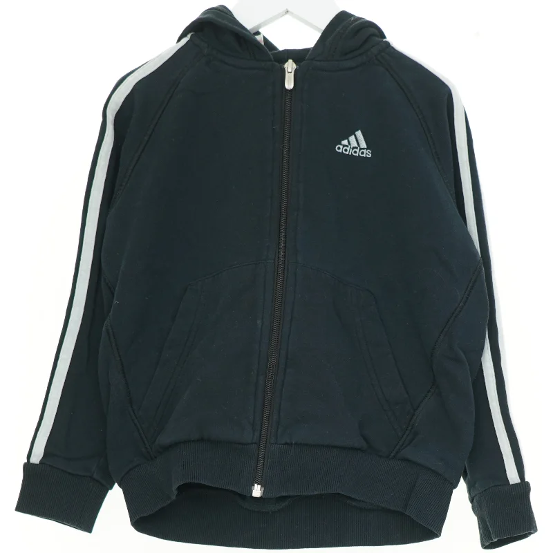 Adidas hættetrøje med lynlås (str. 128 cm)