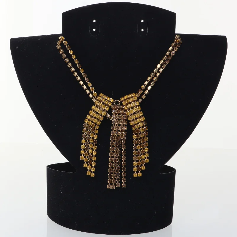 Guldfarvet smykke (str. Kede 42 cm)