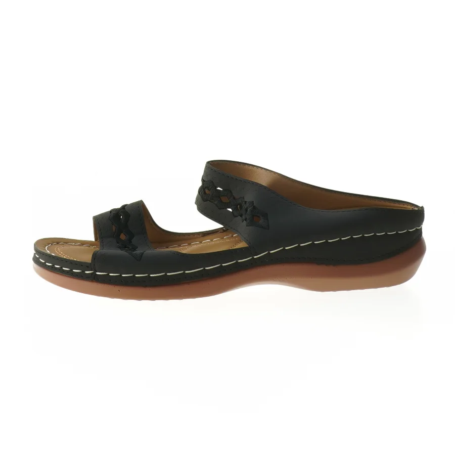 Sort sandal str. 38 (str. 38 )