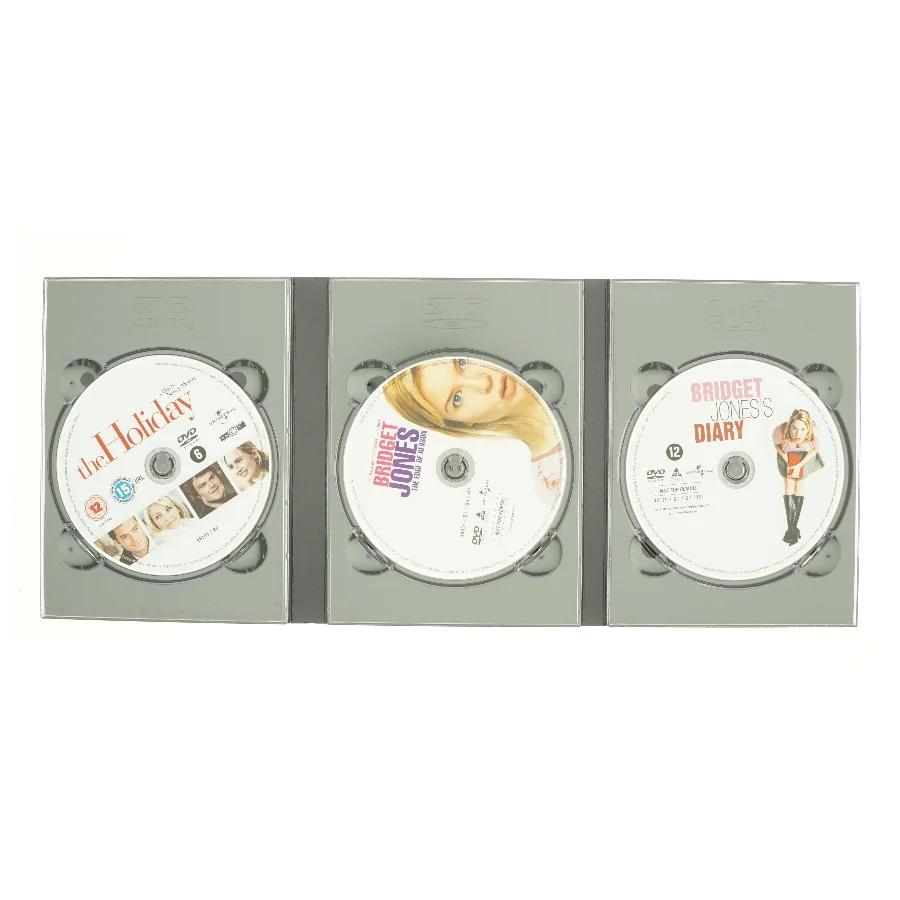 Bridget Jones og The Holiday, 3 dvd´er