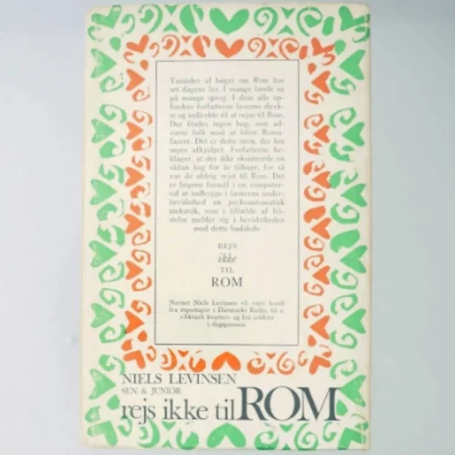 Rejs ikke til Rom - Niels Levinsen