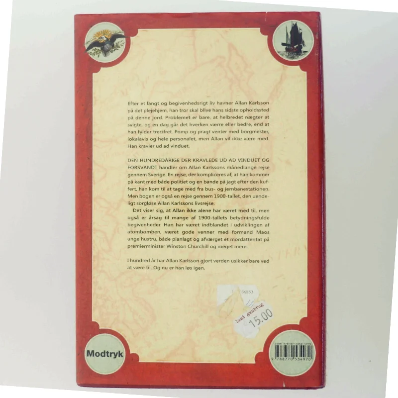 Den hundredeårige af Jonas Jonasson (Bog)