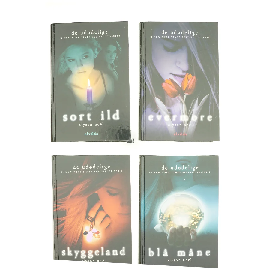 Sort ild af Alyson Noël (ialt 4 bøger)
