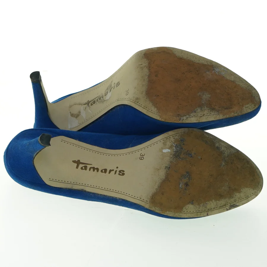 Blå stiletter fra Tamaris (str. 39 )