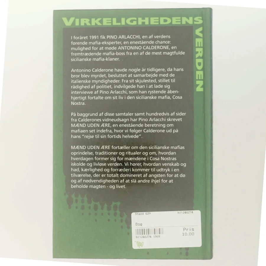 Mænd uden ære af Pino Arlacchi