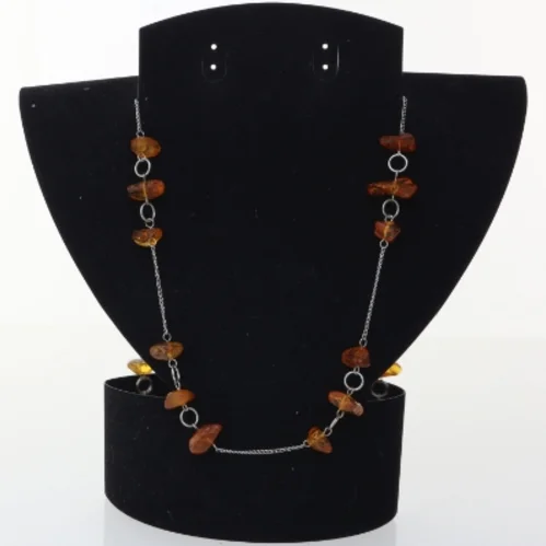 Rav halskæde (str. Kæde 80 cm)