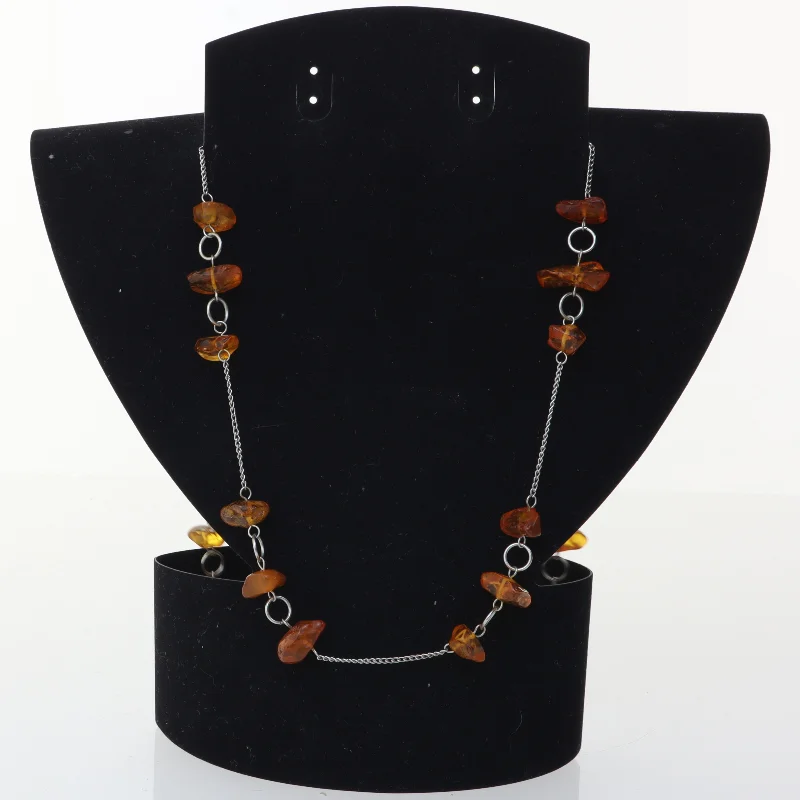 Rav halskæde (str. Kæde 80 cm)