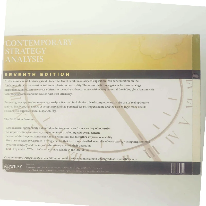 Contemporary Strategy Analysis af Robert M. Grant (Bog)