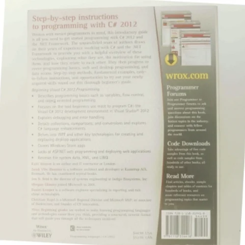 Beginning Visual C# 2012 Programming (Bog)