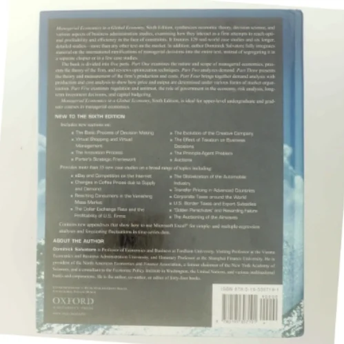 Managerial economics in a global economy af Dominick Salvatore (Bog)