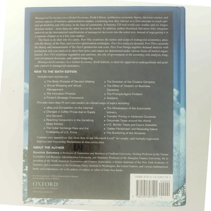 Managerial economics in a global economy af Dominick Salvatore (Bog)