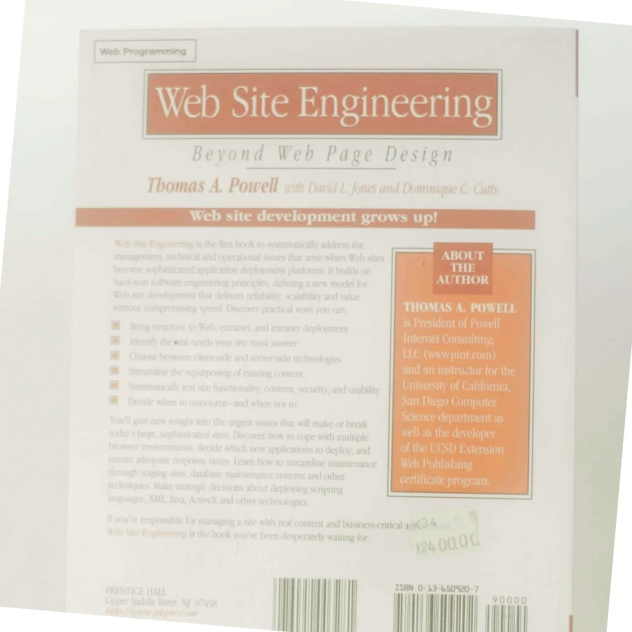 Web Site Engineering (Bog)