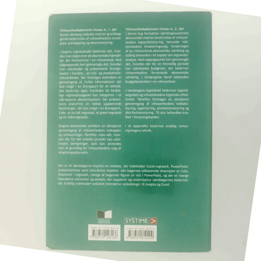 Virksomhedsøkonomi HH : niveau A. 2. del af Knud Erik Bang (Bog)