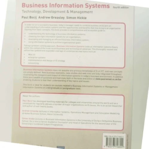 Business information systems : technology, development and management (Bog)