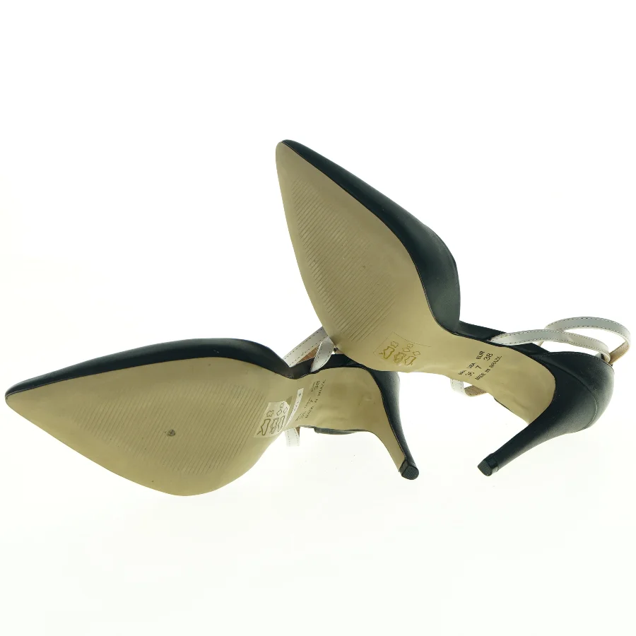 Huberto s. Müller stiletter med ankelrem (str. Otteogtredve)