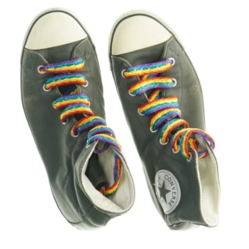 Converse sneakers med regnbuefarvede snørebånd fra Converse (str. 5,5)