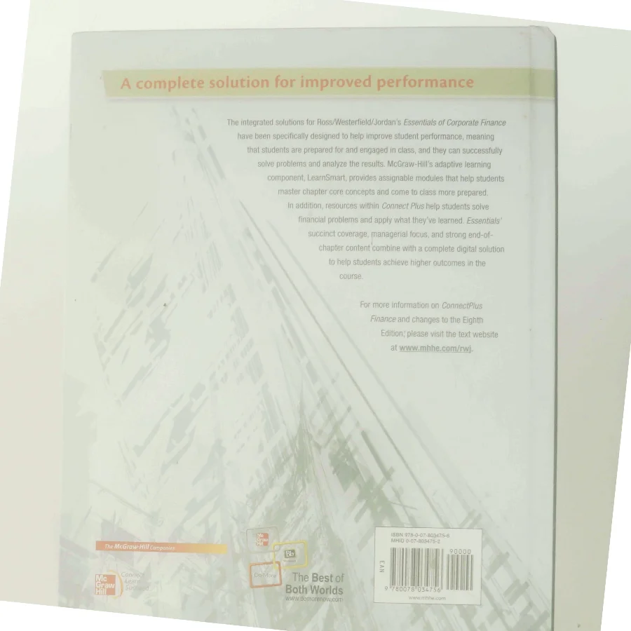 Essentials of corporate finance (Bog)