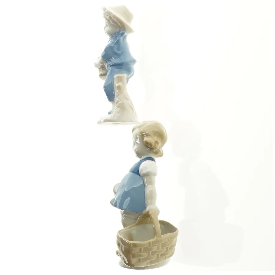 2 porcelænsfigurer  (str. 13 cm)