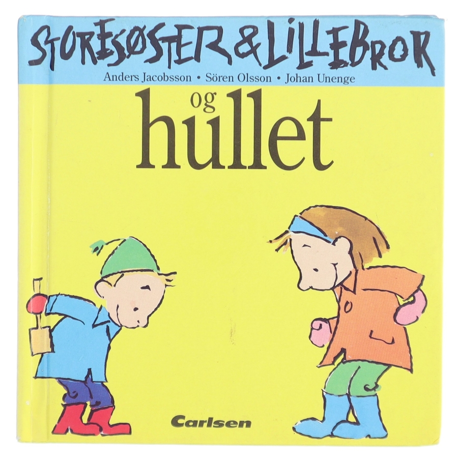 Storesøster & Lillebror og Hullet Bog fra Carlsen