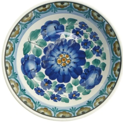 Fajance skål (str. 27 x 8 cm)