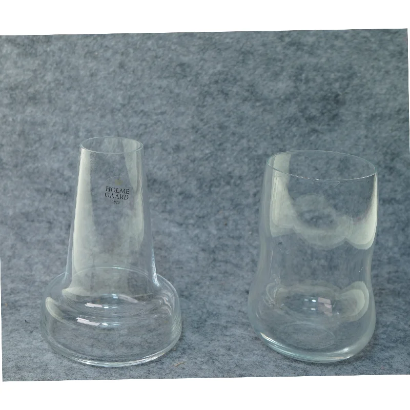 Glas fra Holmegaard (str. 11 x 6 cm 12 x 8 cm)