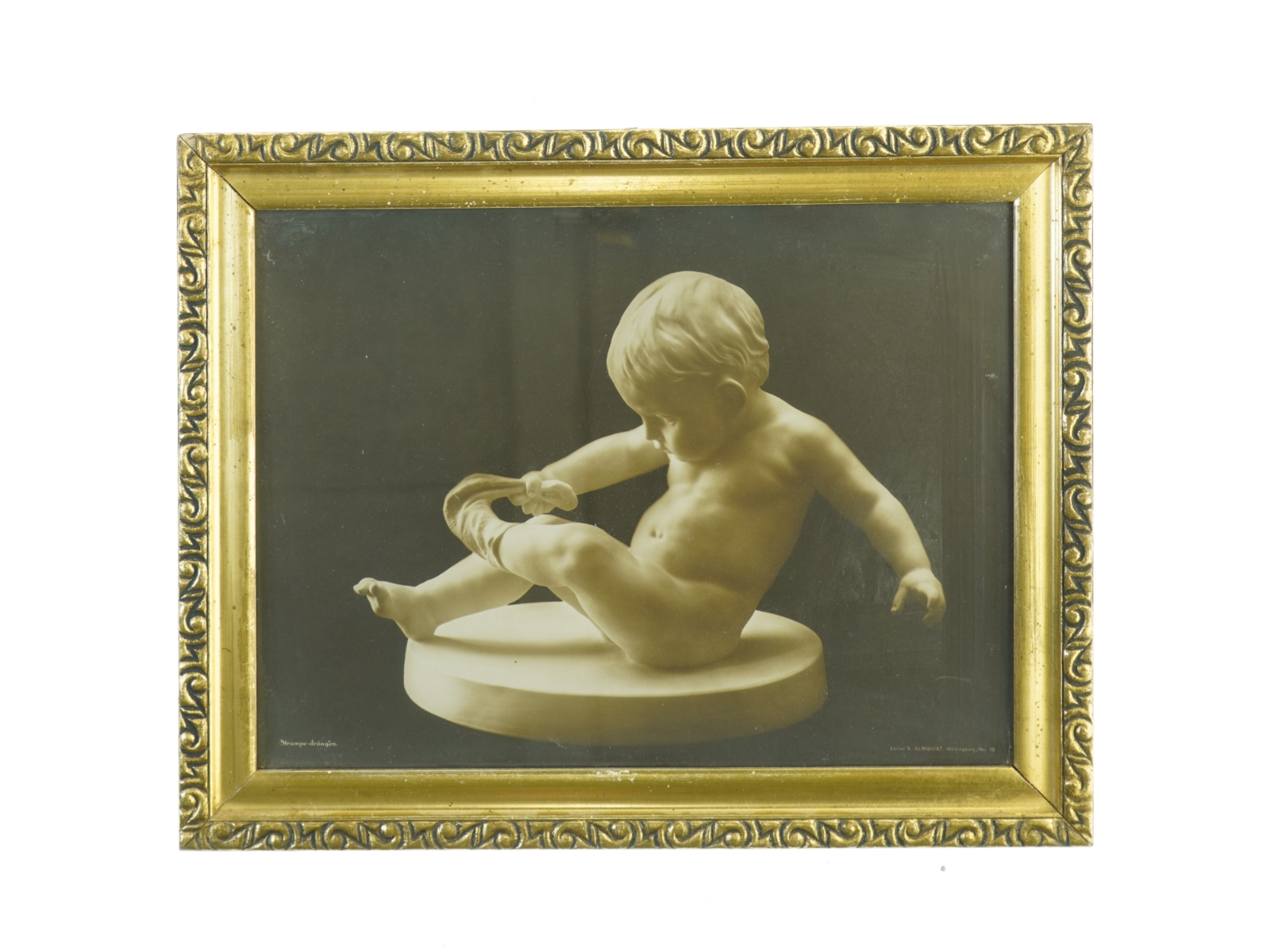 Indrammet vintage fotografi (str. 47 x 37 cm og 51 x 37 cm)
