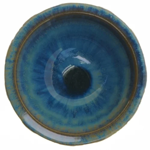 Døbefond skål med dekoration (str. 14 x 14 cm)