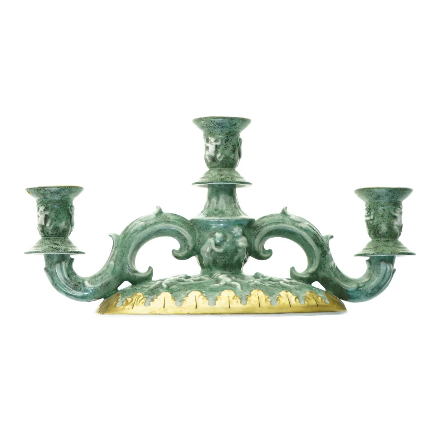 Lysestage fra Bing & Grøndahl (str. 34 x 12 x 18 cm)