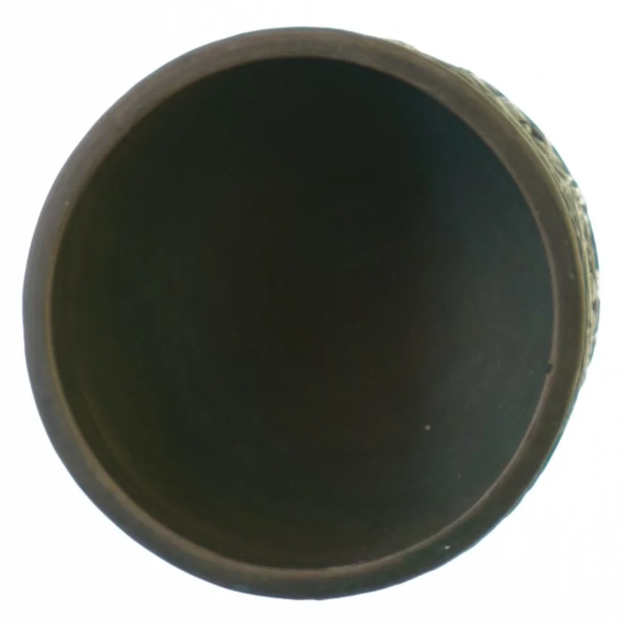 Døbefont fra L Hjort (str. 12 x 12 cm)