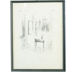 Pia Schutzmann litografi (str. 42 x 32 cm)