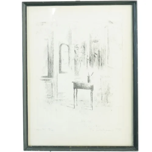 Pia Schutzmann litografi (str. 42 x 32 cm)