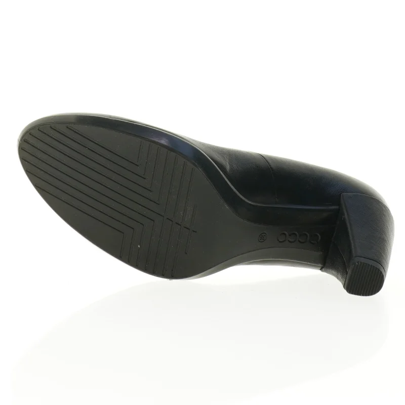 Sorte læderpumps fra Ecco (str. 38)