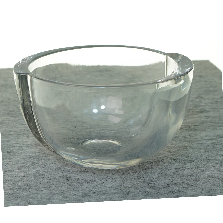 Skål i glas (str. 16 x 10 cm)