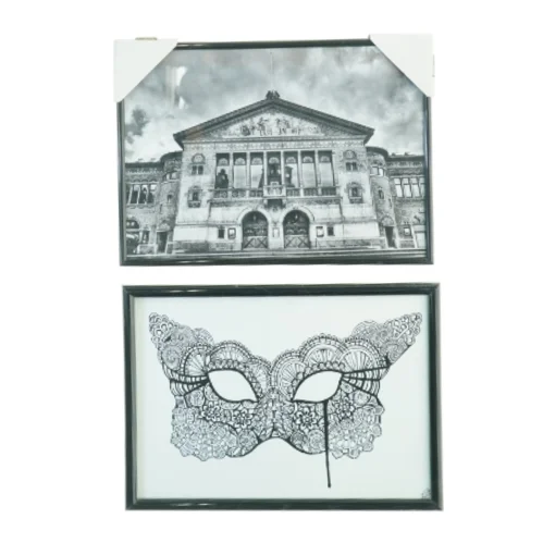 Århus teater - Indrammede billeder (str. 30 x 22 cm)