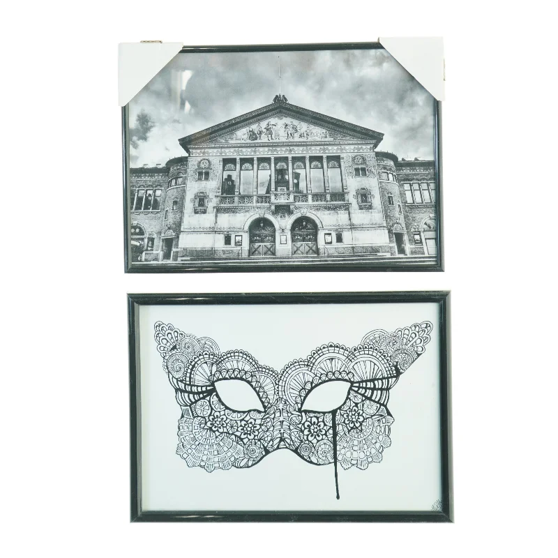 Århus teater - Indrammede billeder (str. 30 x 22 cm)
