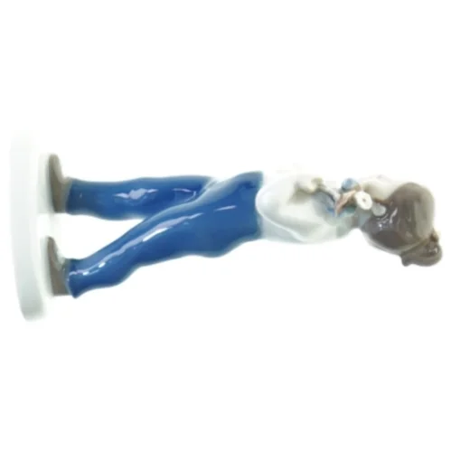 PIGE MED BAMSE, BING & GRØNDAHL NR. 2398 fra Bing Og Grøndahl (str. 16 x 8 x 5 cm)