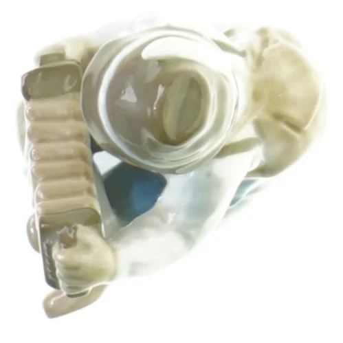 Figur harmonikaspiller (str. 15 x 5 x 9 cm)