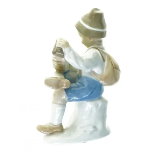 Figur harmonikaspiller (str. 15 x 5 x 9 cm)