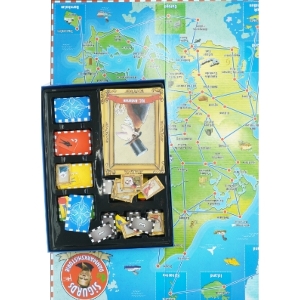 Brætspil - Sigurds Danmarkshistorie fra Politikkens Forlag (str. 42 x 32 cm)