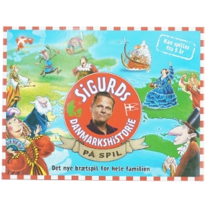 Brætspil - Sigurds Danmarkshistorie fra Politikkens Forlag (str. 42 x 32 cm)