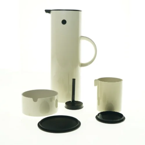 Termokande med sukker og flødesæt fra Stelton (str. 30 x 10 cm og 10 x 7 cm og 6 x 10 cm)