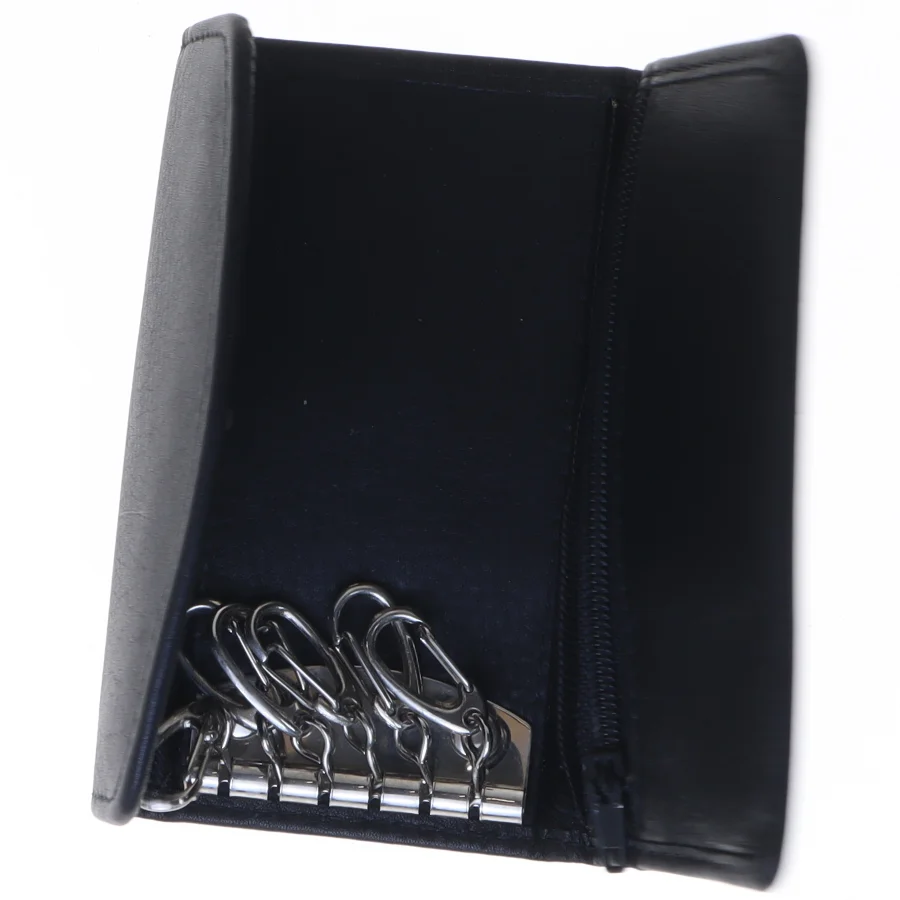 Nøgletaske med lynlås (str. 11x6 cm)