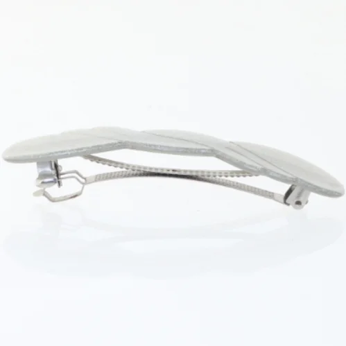 Hårklips i sølvfarve (str. 10,5 cm)