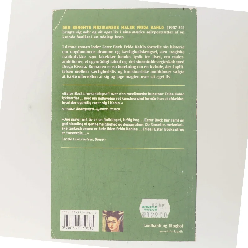 Jeg maler mit liv : en roman om Frida Kahlo af Ester Bock (Bog)