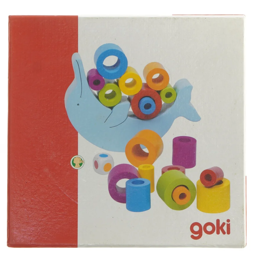 Balancespil med delfin fra Goki (str. 21x21 cm)