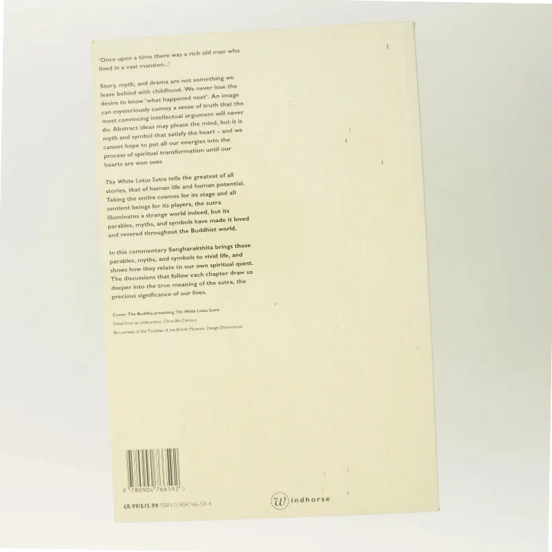 The drama of cosmic enlightenment : parables, myths, and symbols of the White lotus sutra af Bhikshu Sangharakshita (1925-) (Bog)