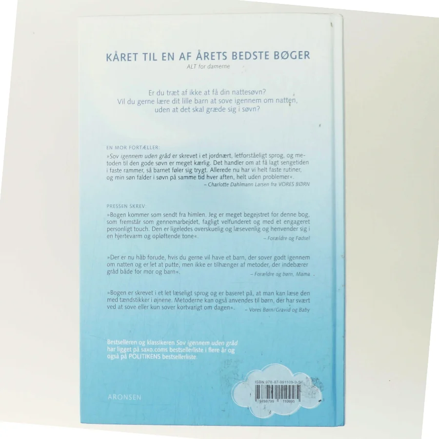 Sov igennem uden gråd : hvordan du nænsomt hjælper dit lille barn til at sove igennem af Elizabeth Pantley (Bog)