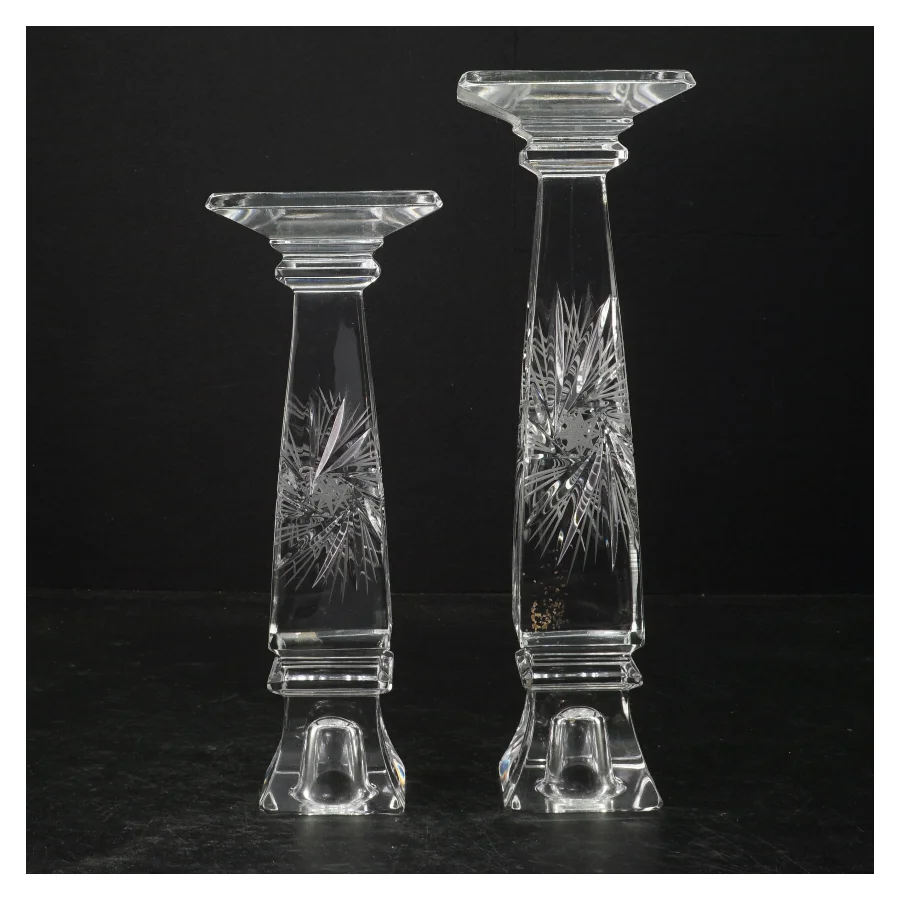 Høje lysestager (str. 21 cm og 25 cm)