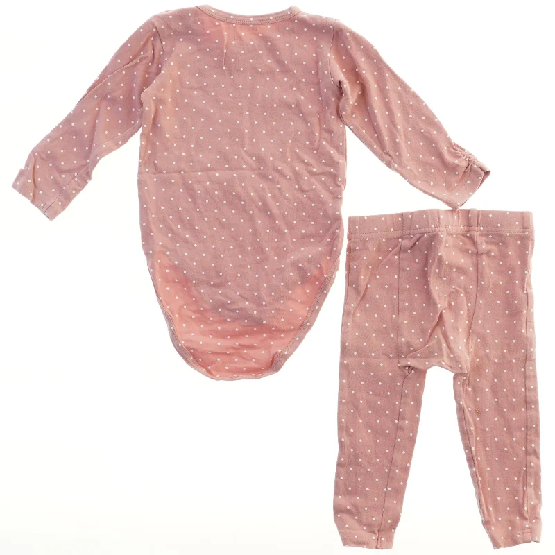 Prikket bodystocking og leggings sæt fra Hust & Claire (str. 74)